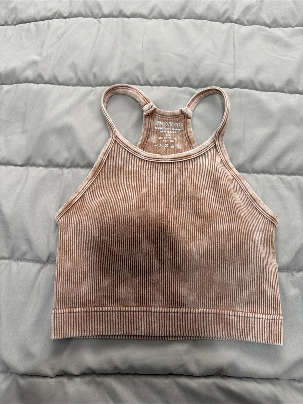 🫶🏼3 for $12!!🫶🏼Zenana Outfitters Ribbed High-Neck Crop Tank Top